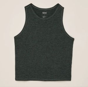 Girlfriend Collective Tempo Tank in Moss Green, XS